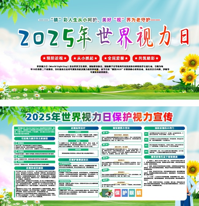 2025年世界视力日宣传栏