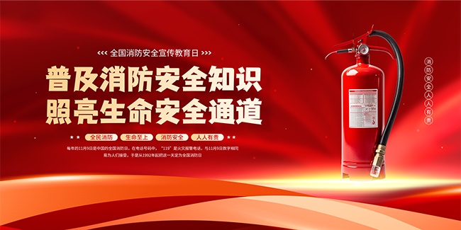 消防安全宣传展板