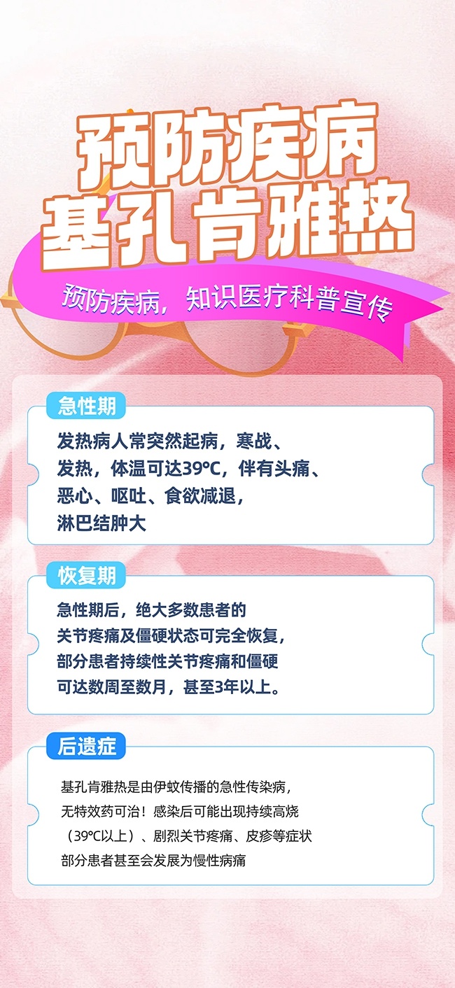 预防基孔肯雅热知识海报