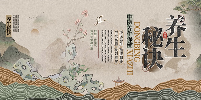 中医养生保健展板