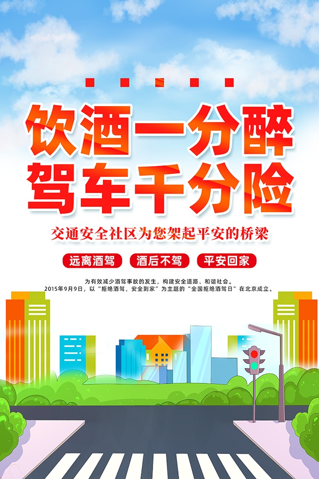 安全驾驶拒绝酒驾宣传标语图片下载