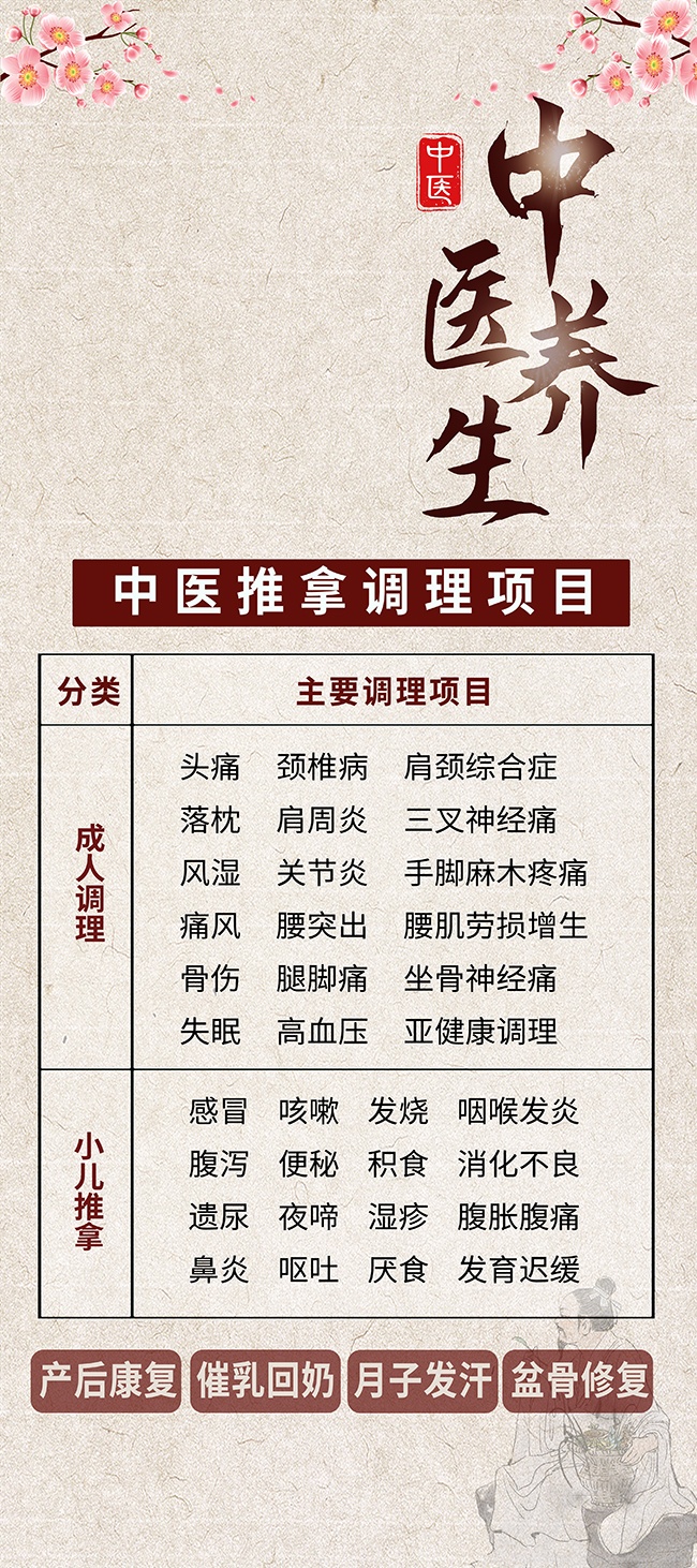 中医养生宣传海报