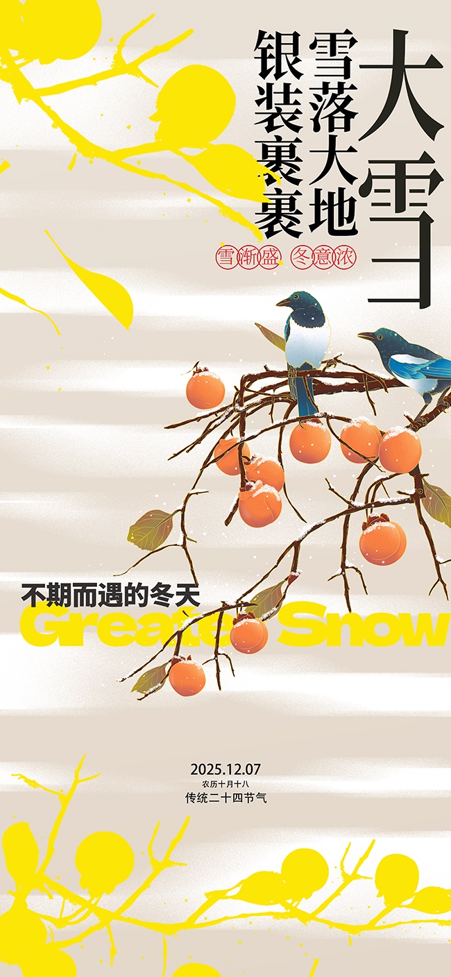 不期而遇的冬天大雪海报