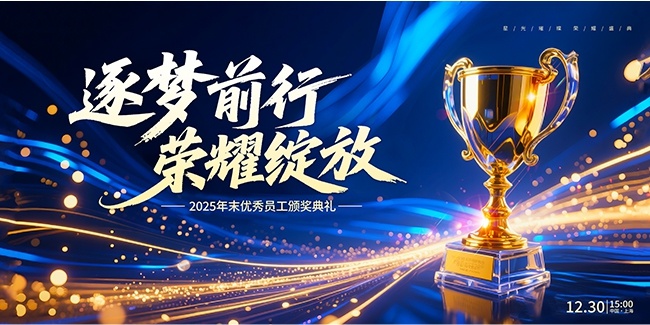 2025新年晚会马年表彰大会展板