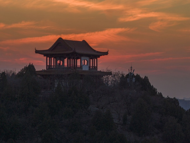 ��ϼ�е���ʽ��ͤ�羰ͼƬ�ز�