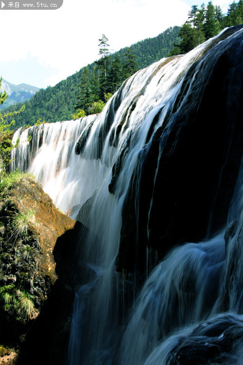 山水瀑布圖片九寨溝風景圖片大圖