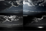 昏暗黑色天空图片4张