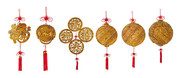 木雕中国结饰物素材