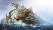 中国风龙船高清图片