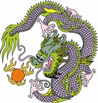 龙图腾纹身素材 中国龙图片