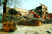 房屋拆迁的图片 一片废墟