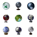 地球仪图标图片