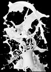 动态牛奶图片 飞溅的液体图片