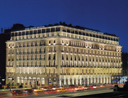 希腊雅典BRETACNE酒店夜景图
