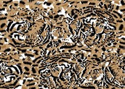 豹纹图案背景素材