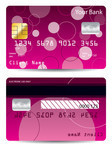 信用卡设计矢量图