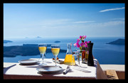 希腊山水风景 酒水图片素材