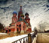漂亮的莫斯科建筑图片 古典建筑大图