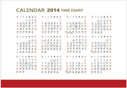 2014年全年日历表下载