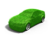 创意绿色汽车图片素材