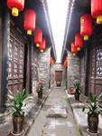 中国古典建筑 天井图片素材