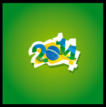 2014巴西世界杯字体