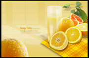 柠檬汁广告图片
