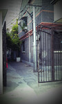 老上海巷口摄影照片