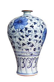 青花瓷花瓶图片