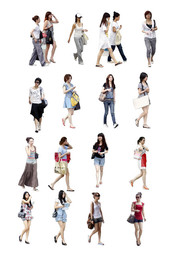 时尚购物女性PSD分层图片