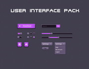 紫色风格UI设计图标