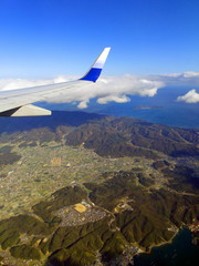 日本旅游飞机航拍图