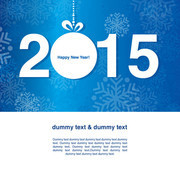 2015新年贺卡封面素材
