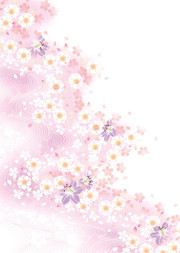 粉色淡雅碎花花纹