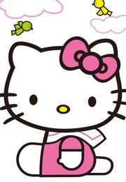 粉色凯蒂猫矢量图片