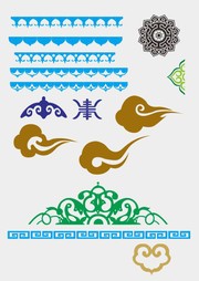 古典蒙古特色花纹