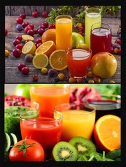 新鲜水果果汁图片 