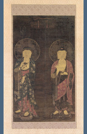 地藏菩萨与阿弥陀佛佛像图片