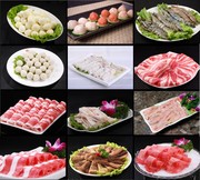 火锅涮菜图片素材