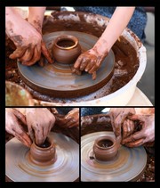 手工陶艺摄影图片