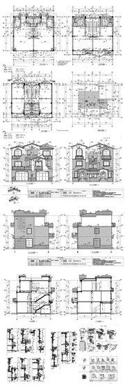  别墅房屋施工图设计