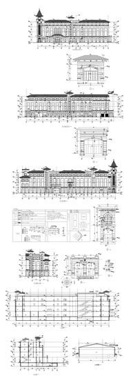  会所建筑设计CAD图