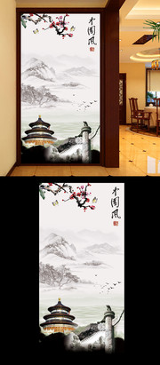 中国风玄关装饰画