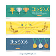 2016里约奥运会横幅图片素材