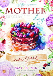 母亲节蛋糕海报图片素材