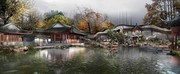 中式园林建筑设计效果图图片