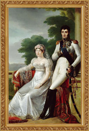 贵族夫妇油画装饰画