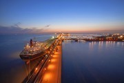 码头夜景摄影高清图片素材