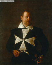 人物肖像画 马耳他骑士像_卡拉瓦乔 