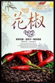 花椒食材宣传海报图片素材